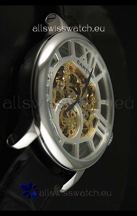IMG_9081 Cartier Ronde de in Skelton Gold Dial Replica 6