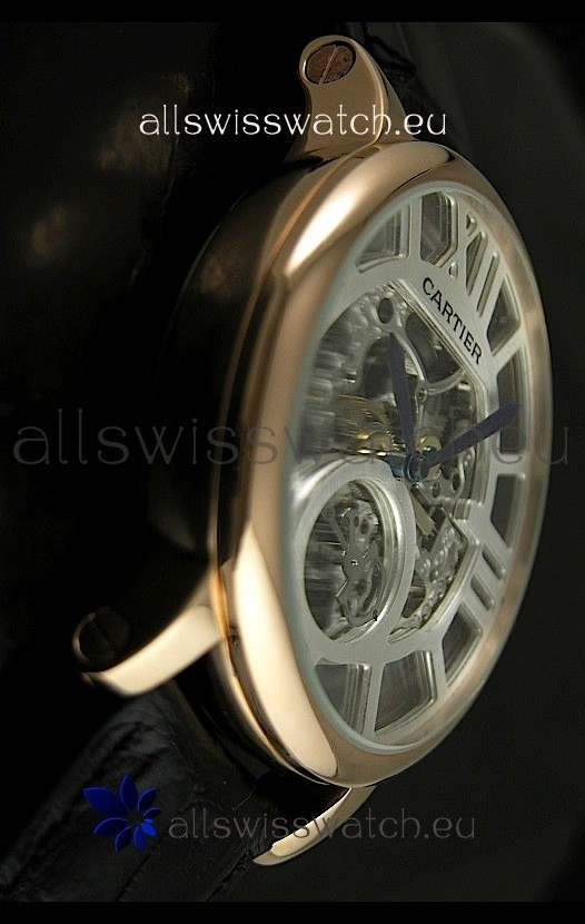 IMG_9081 Cartier Ronde de in Skeleton Silver Dial Replica 6