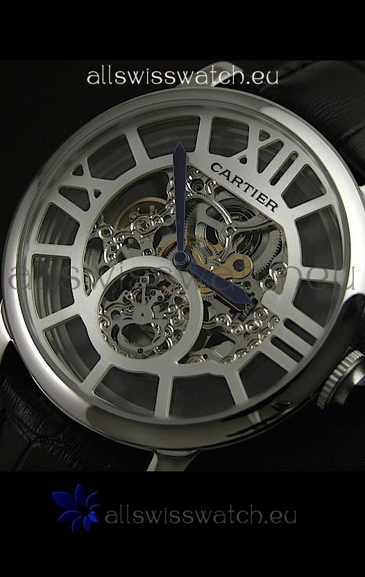 IMG_9081 Cartier Ronde de in Skelton White Dial Replica 6