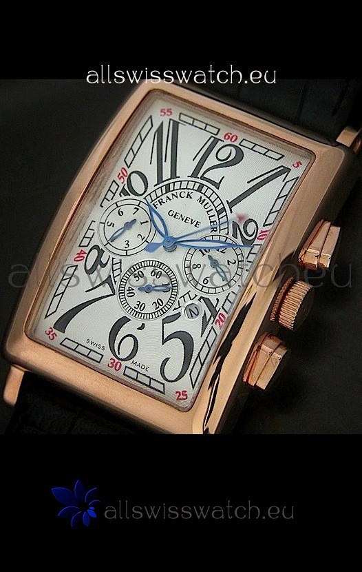 Franck Muller Long Island in White Dial Replica 6