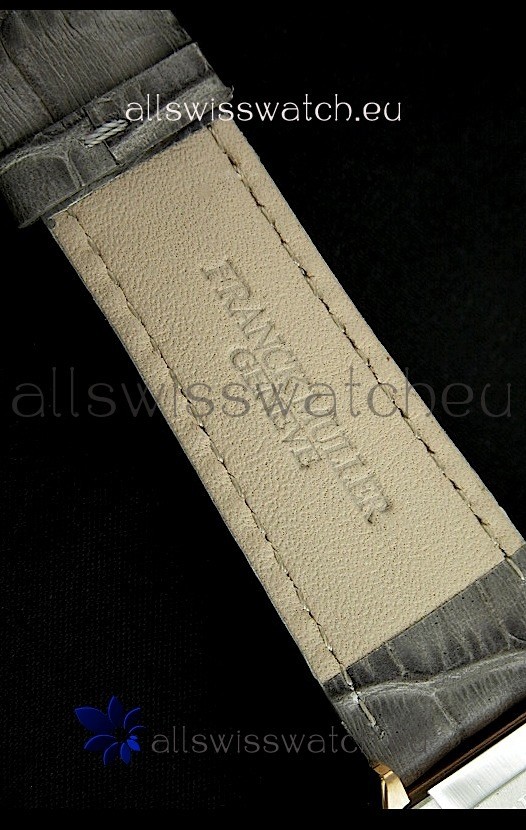 IMG_9081 Franck Muller Geneve Casablanca Rose Gold in Grey Dial Replica 6
