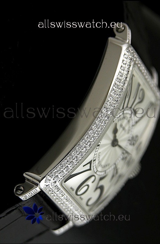 IMG_9081 Franck Muller Long Island in Silver White Dial Replica 6