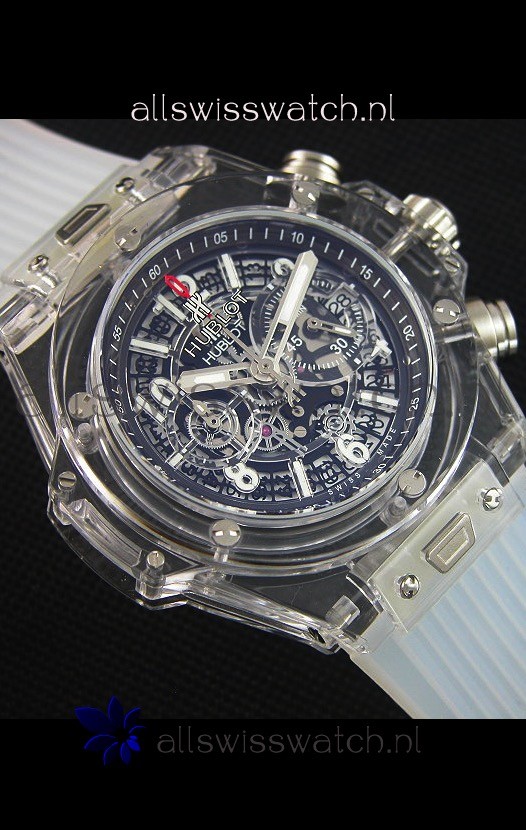 IMG_9081 Hublot Big Bang Unico Sapphire Quartz 45MM Replica 6