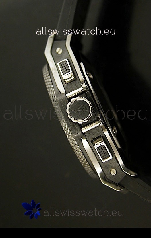 IMG_9081 Hublot Big Bang Black Ceramic Case in Quartz Movement Replica 6
