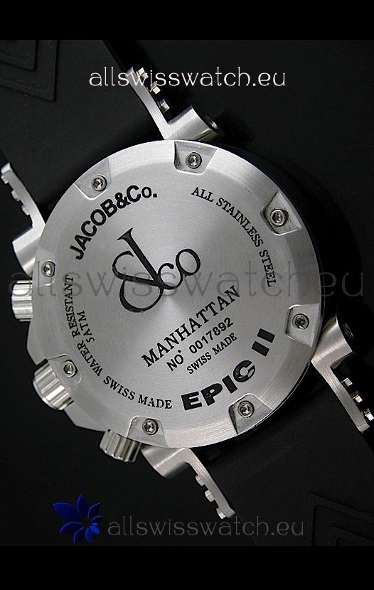 IMG_9081 Jacob and Co. Manhattan Epic 2 in White Dial Replica 6