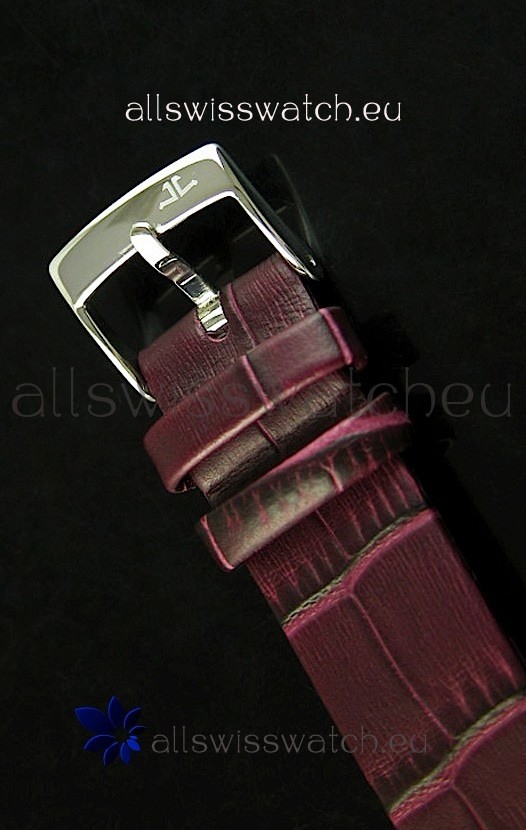 IMG_9081 Jaeger LeCoultre Quartz Movement Ladies - Brown Strap Replica 6