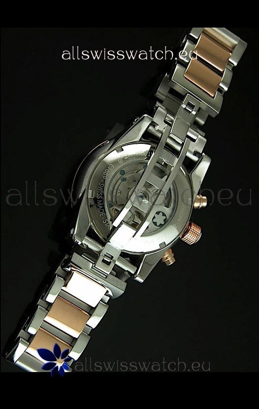 IMG_9081 Mont Blanc Flyback Automatic Two Tone Casing Replica 6