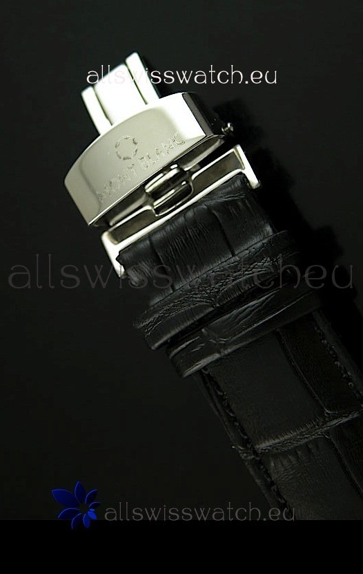 IMG_9081 Mont Blanc Automatic Chronograph Black Dial Replica 6