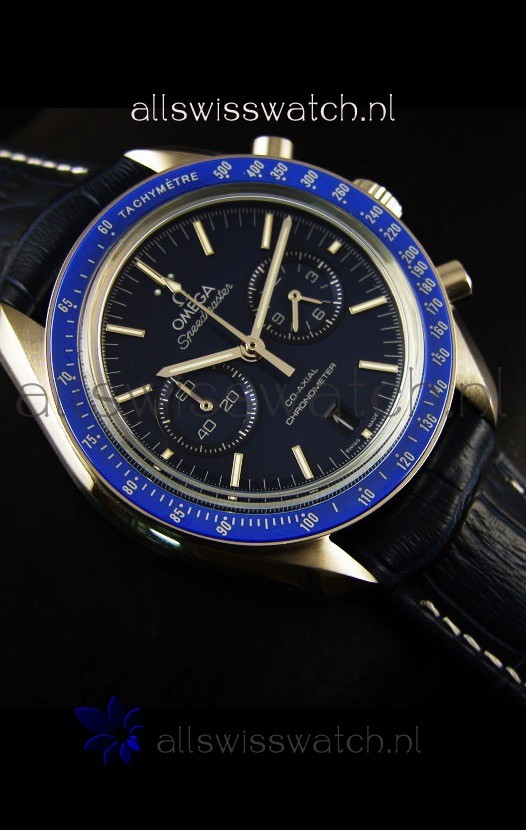 IMG_9081 Omega Speedmaster Moon Co-Axial Dark Blue Dial Replica 6