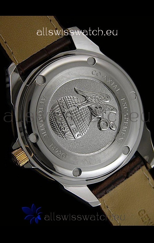 IMG_9081 Omega Deville Escapement Mechanical Rose Golden Replica 6