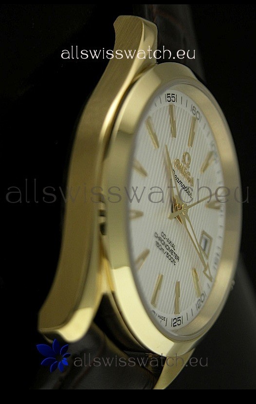 IMG_9081 Omega Seamaster Co Axial Automatic in Rose Gold Replica 6