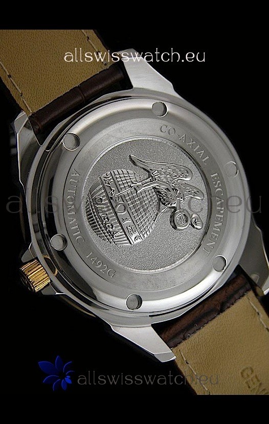 IMG_9081 Omega Deville Escapement Mechanical in White Dial Replica 6