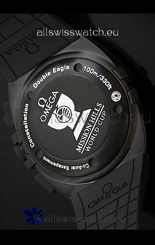IMG_9081 Omega Double Eagle Chronograph PVD Black Replica 6