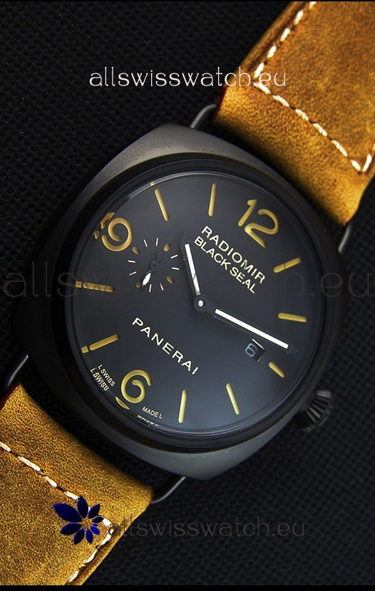 IMG_9081 Panerai Radiomir Black Seal PAM292 in Black Dial Replica 6