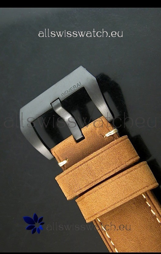 IMG_9081 Panerai PAM365 L’Astronomo Luminor 1950 GMT Equation of Time Black Dial PVD Replica 6