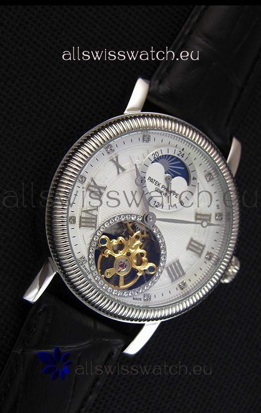 IMG_9081 Patek Philippe MoonPhase Tourbillon White Dial Replica 6