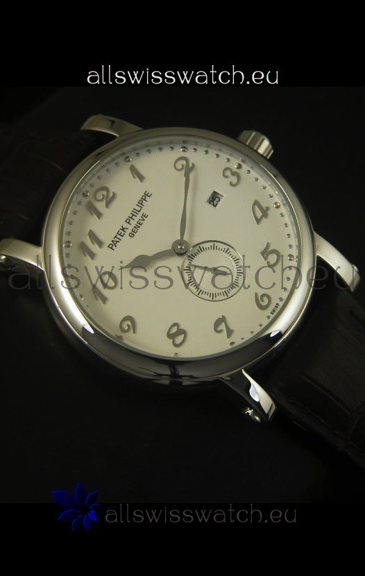 IMG_9081 Patek Philippe Calatrava Stainless Steel Movement Replica 6