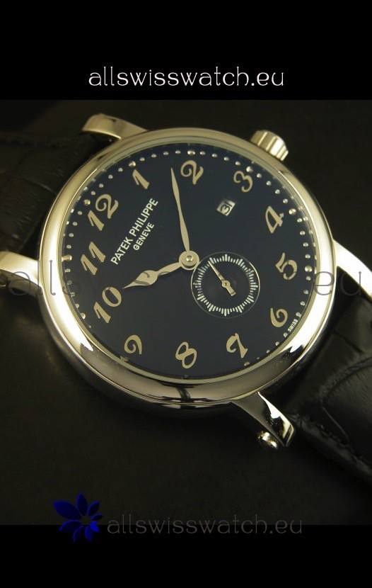 IMG_9081 Patek Philippe Calatrava Stainless Steel Movement Replica 6