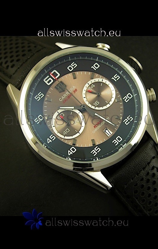 IMG_9081 Tag Heuer Carrera Calibre 36 Flyback - Quartz Movement Replica 6