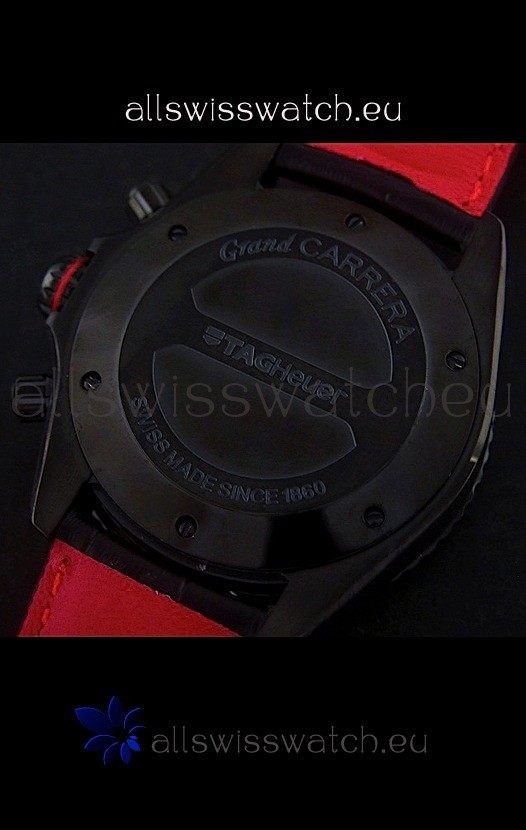 IMG_9081 Tag Heuer Grand Carrera Two Tone in black Dial Replica 6