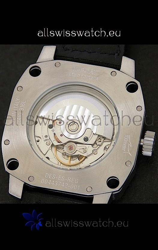 IMG_9081 U-Boat Thousands of Feet Steel in Black Dial Replica 6