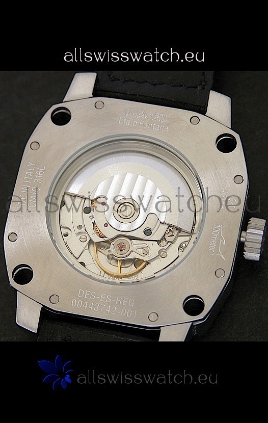 IMG_9081 U-Boat Thousands of Feet Steel in Black Dial Replica 6