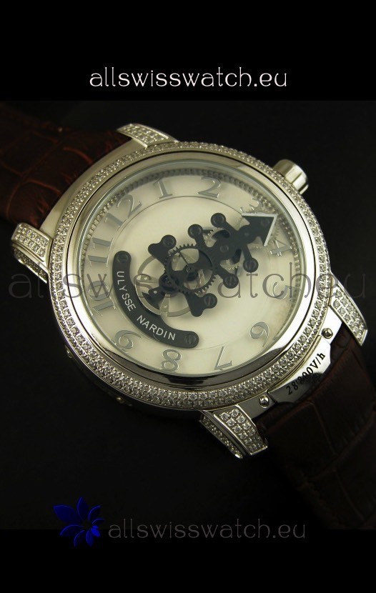 IMG_9081 Ulysse Nardin Dual Escapement in White Dial Replica 6