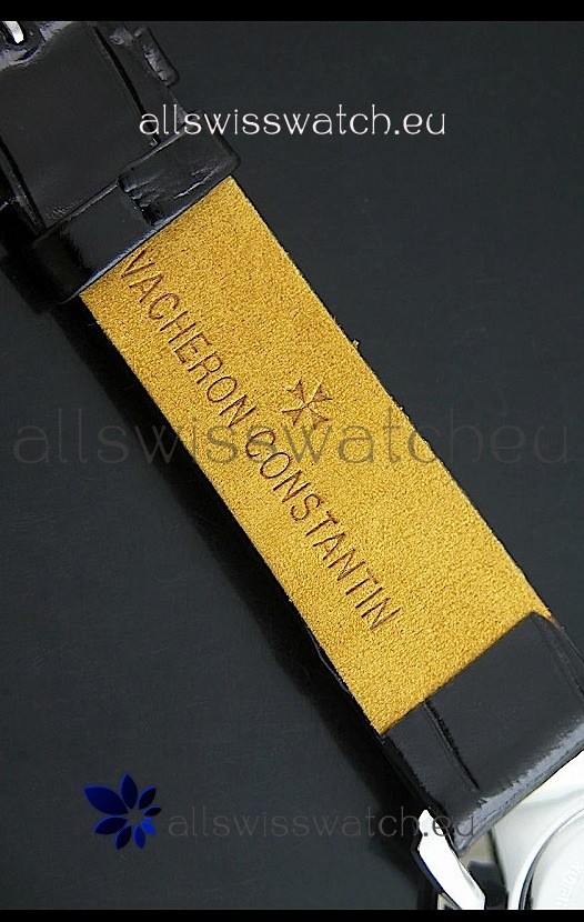 IMG_9081 Vacheron Constantin Classical Couple Steel in Leather Strap Replica 6