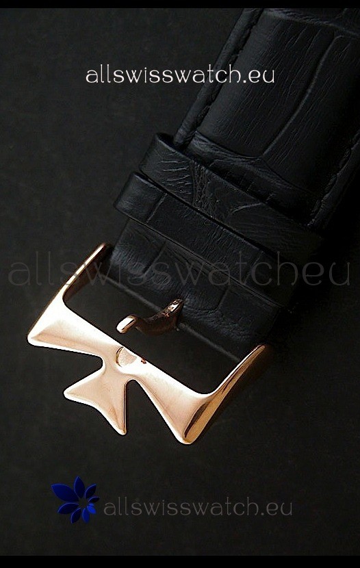 IMG_9081 Vacheron Constantin Perpetual Calendar in Black Dial Replica 6