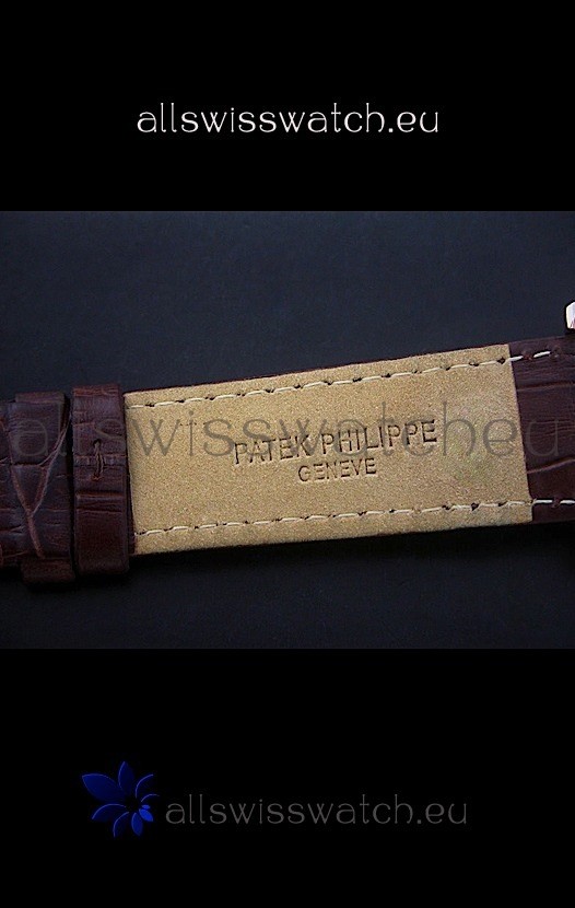 IMG_9081 Patek Philippe Perpetual Calender Steel in Brown Dial Replica 6
