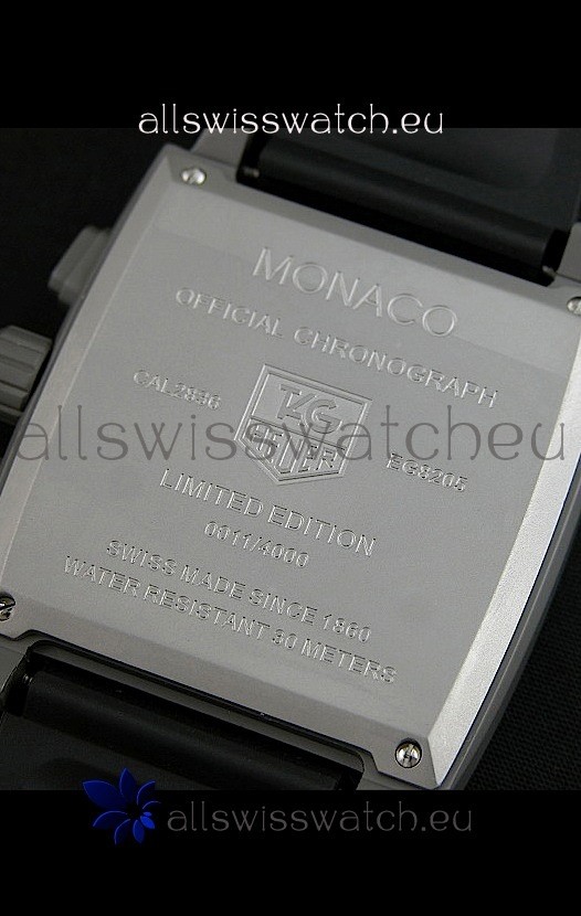 IMG_9081 Tag Heuer Monaco Limited Edition Titanium in Orange Markers Replica 6