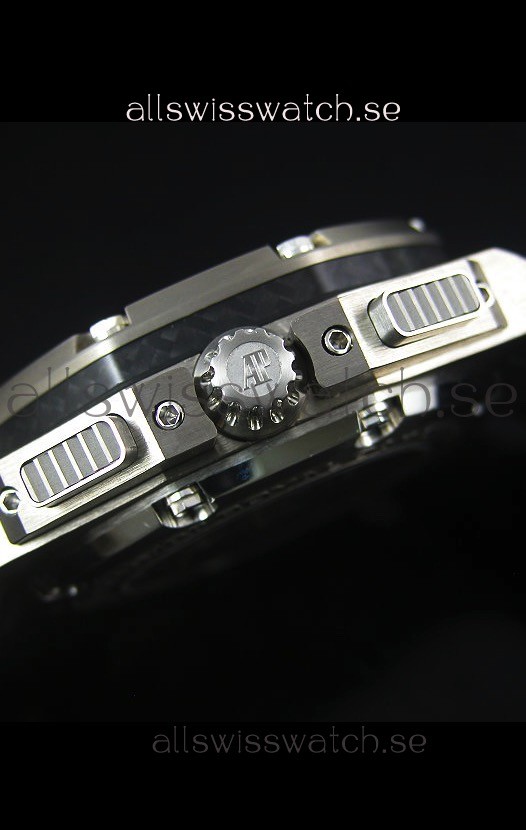IMG_9081 Audemars Piguet Royal Oak Offshore Juan Pablo Montoya 3120 Movement White Dial - 1:1 Mirror Replica 7