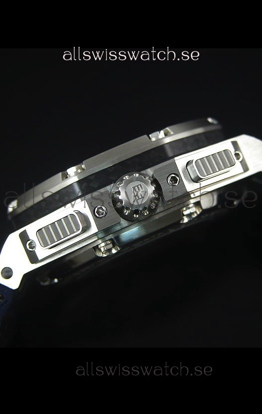 IMG_9081 Audemars Piguet Royal Oak Offshore Juan Pablo Montoya 3120 Movement Blue Dial - 1:1 Mirror Replica 7