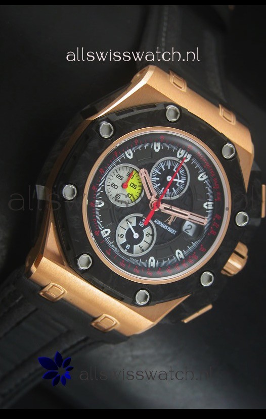 IMG_9081 Audemars Piguet Royal Oak Offshore Grand Prix Rose Gold Ultimate 1:1 3126 Movement Replica 7