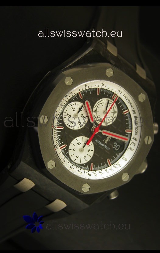IMG_9081 Audemars Piguet Royal Oak Offshore Jarno Trulli Forged Carbon Case - 1:1 Mirror Replica 7