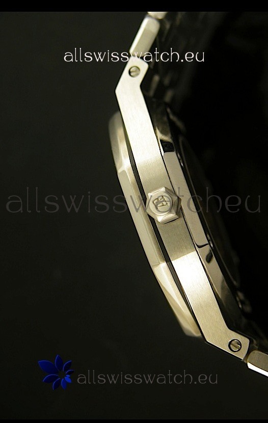 IMG_9081 Audemars Piguet Royal Oak Ultra Thinin Blue Dial Replica 7