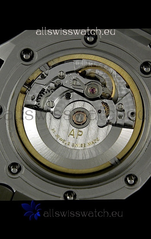 IMG_9081 Audemars Piguet Royal Oak Scuba in Black Dial Replica 7