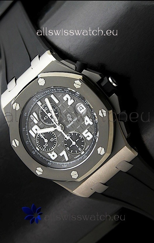 IMG_9081 Audemars Piguet Chronopassion Titanium - Secs hands at 12 O'Clock Replica 7