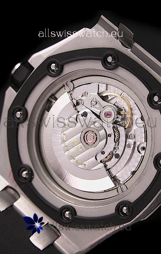 IMG_9081 Audemars Piguet Royal Oak Scuba in White Dial Replica 7