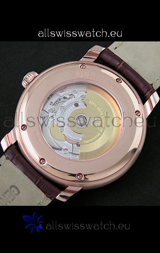 IMG_9081 Audemars Piguet Jules Automatic in Rose Gold Casing Replica 7