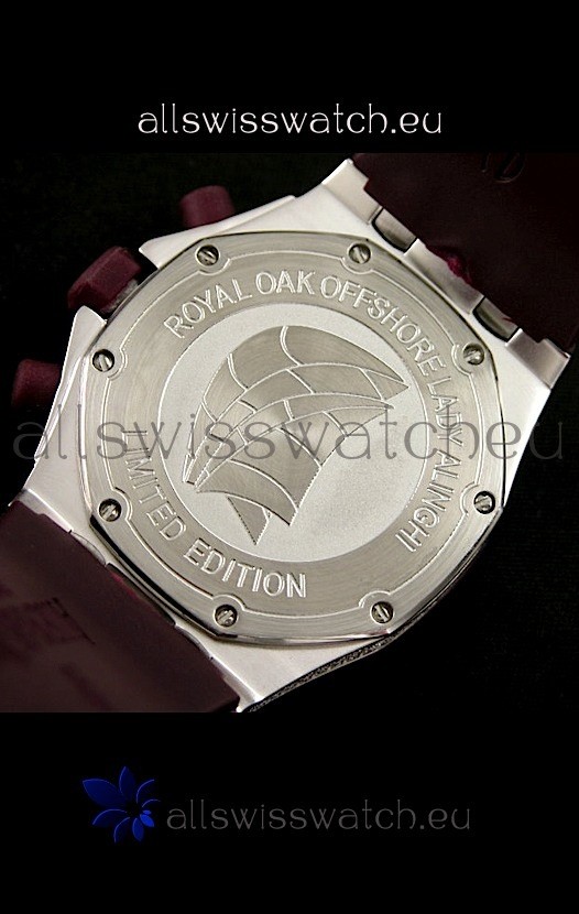Audemars Piguet Royal Oak Ladies Alinghi Limited Edition in Maroon Replica 7