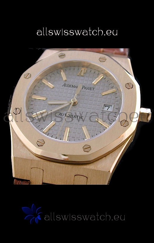 IMG_9081 Audemars Piguet Royal Oak in Grey Dial Replica 7