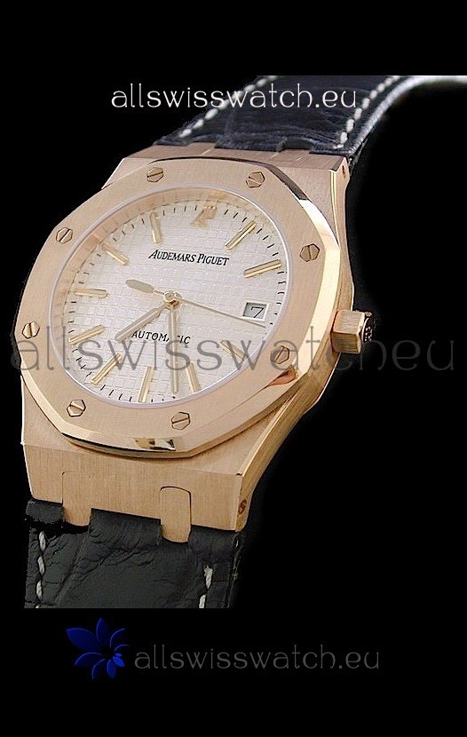 IMG_9081 Audemars Piguet Royal Oak in White Dial Replica 7