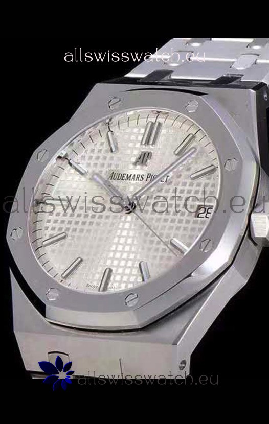 IMG_9081 Audemars Piguet Royal Oak 41MM Steel Dial 904L Steel - 1:1 Mirror Replica 7