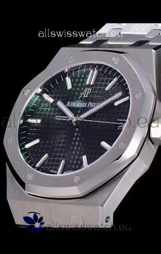 IMG_9081 Audemars Piguet Royal Oak 41MM Blue Dial 904L Steel - 1:1 Mirror Replica 7