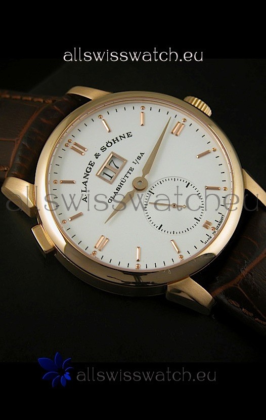IMG_9081 A.Lange & Sohne Reguliert Manual Handwind in Pink Gold Case Replica 7