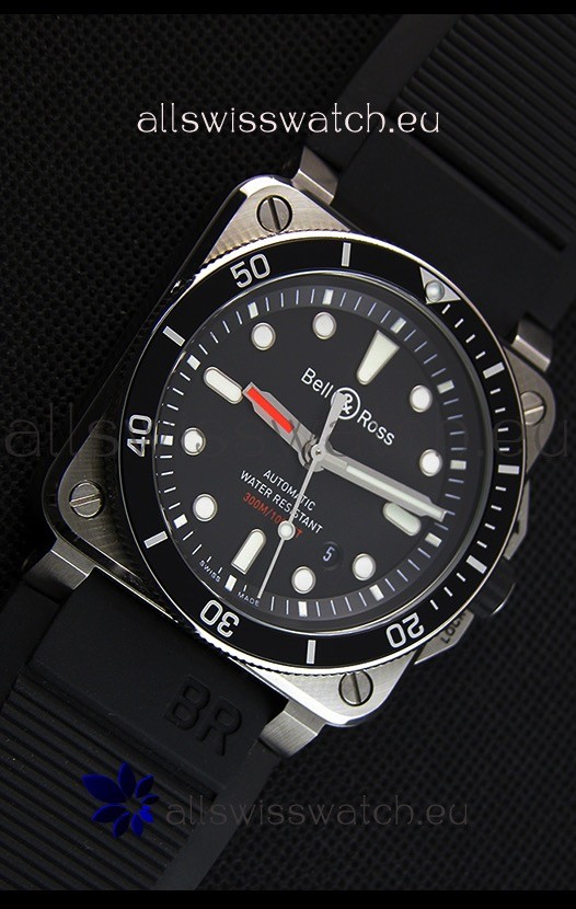 IMG_9081 Bell & Ross BR03-92 Diver Steel1:1 Mirror Replica 7