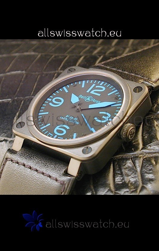 IMG_9081 Bell and Ross BR01 92 in PVD Casing and Blue Markers Replica 7