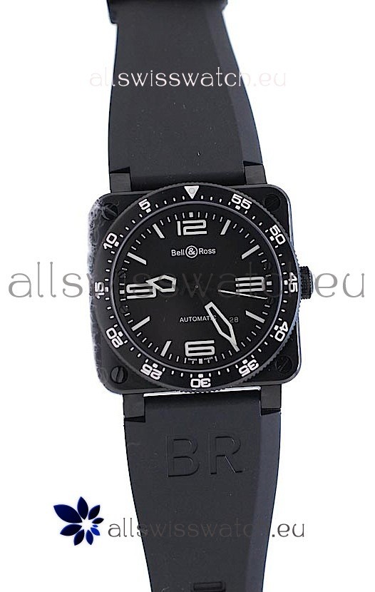 IMG_9081 Bell and Ross BR 03 Type Aviation Carbon Automatic Replica 7