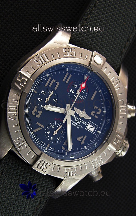 IMG_9081 Breitling Avenger BANDIT Titanium CaseBlack Dial 1:1 Mirror Replica 7